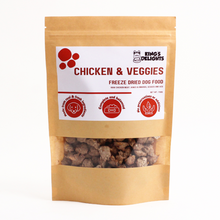 Load image into Gallery viewer, KD Freeze Dried Dog Food - Chicken &amp; Veggies 150g
