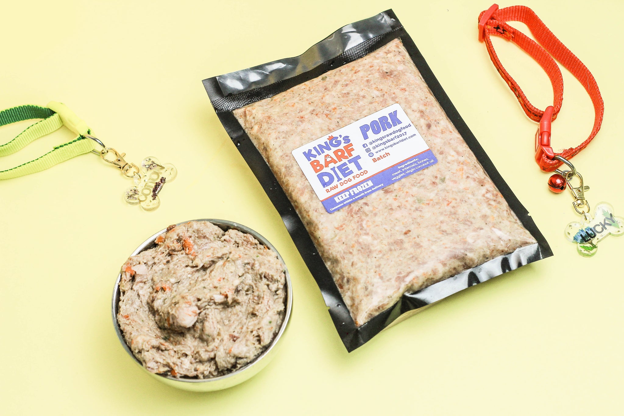 Pork raw cheap dog food